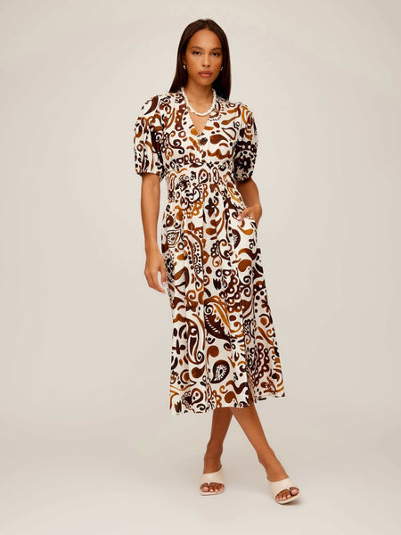 ワンピース PATOU FLOUNCED HEMLINE DRESS MADE OF RECYCLED FLAKE PATOU - FLOUNCED HEMLINE DRESS MADE OF RECYCLED FLAKE