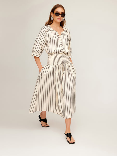 STRIPE COTTON CLOTH PLACKET BLOUSE – THE SHOP YOHJI YAMAMOTO