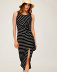 Maddie Side-Knot Midi Dress