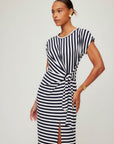 Marissa Side-Knot Midi Dress