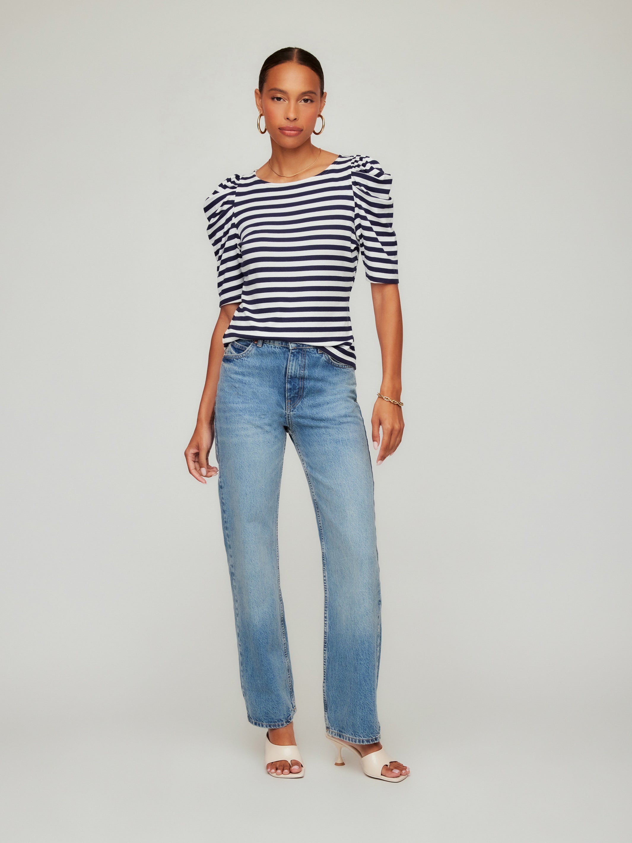 Marni Elbow Sleeve Top | Fifteen Twenty Clothing
