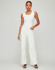 Sophia  Faux Leather Wide-Leg Pants