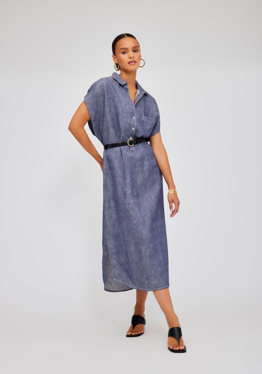 Fifteen Twenty Safia Faux Suede Dress main image 0