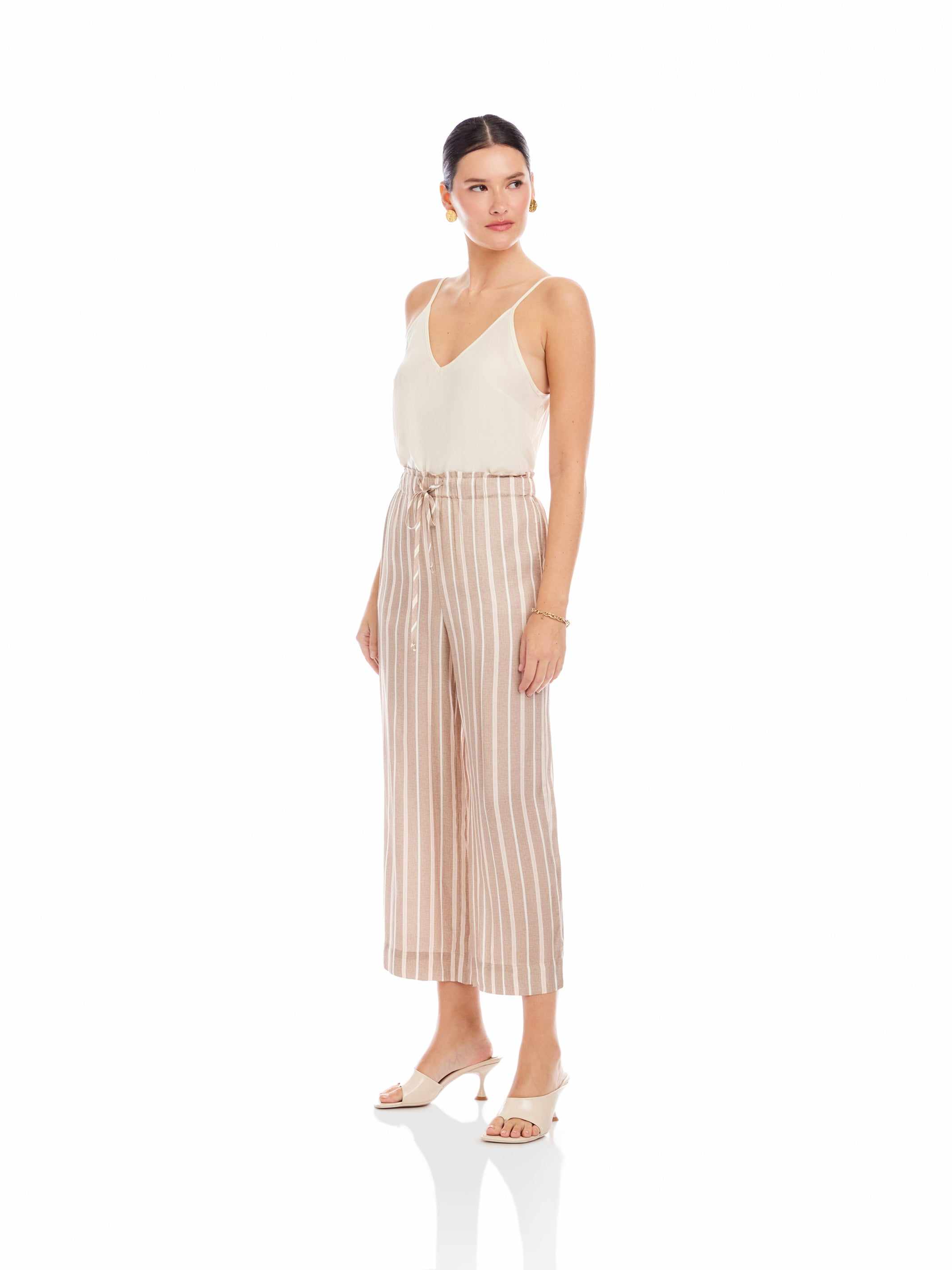 Tasha Cropped Drawstring Pants | Fifteen Twenty Clothing