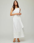 Seline Contrast Midi Dress