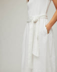 Seline Contrast Midi Dress