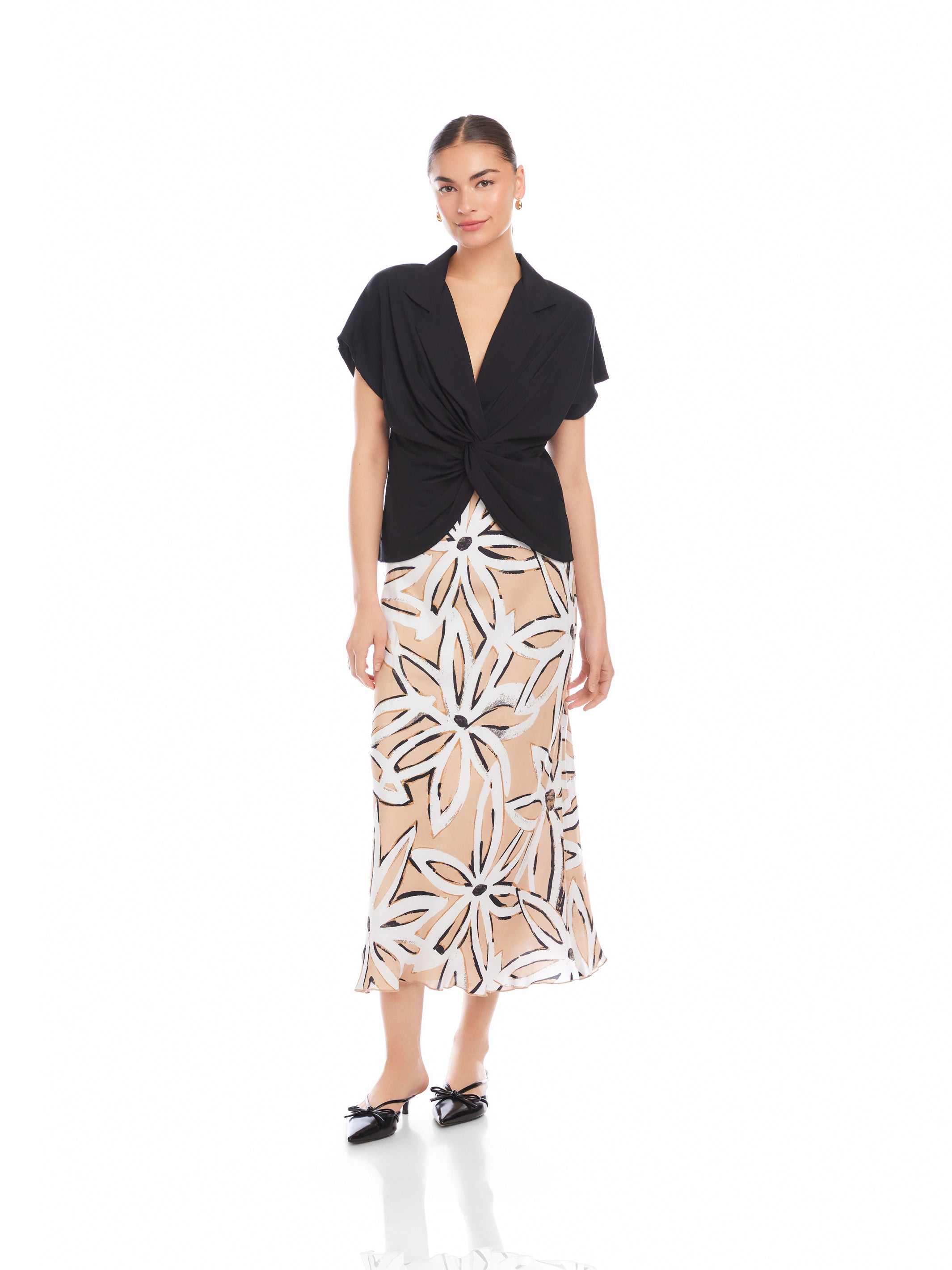 Lilian Twist-Front Top - Stylish & Flattering Women's Top | Shop