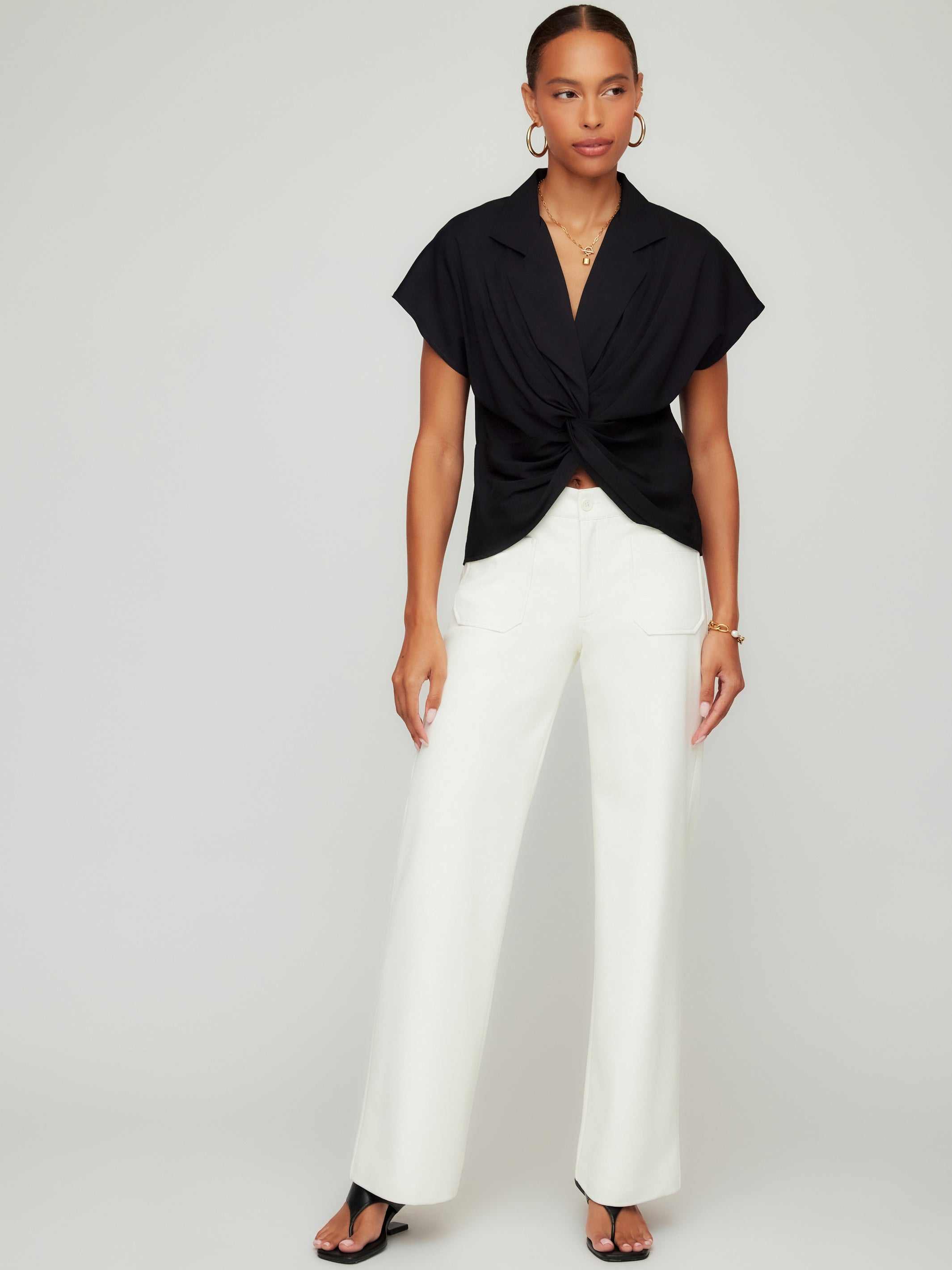 Lilian Twist-Front Top - Stylish & Flattering Women's Top | Shop