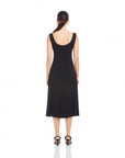 Shari Side-Pleat Dress