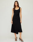 Shari Side-Pleat Dress