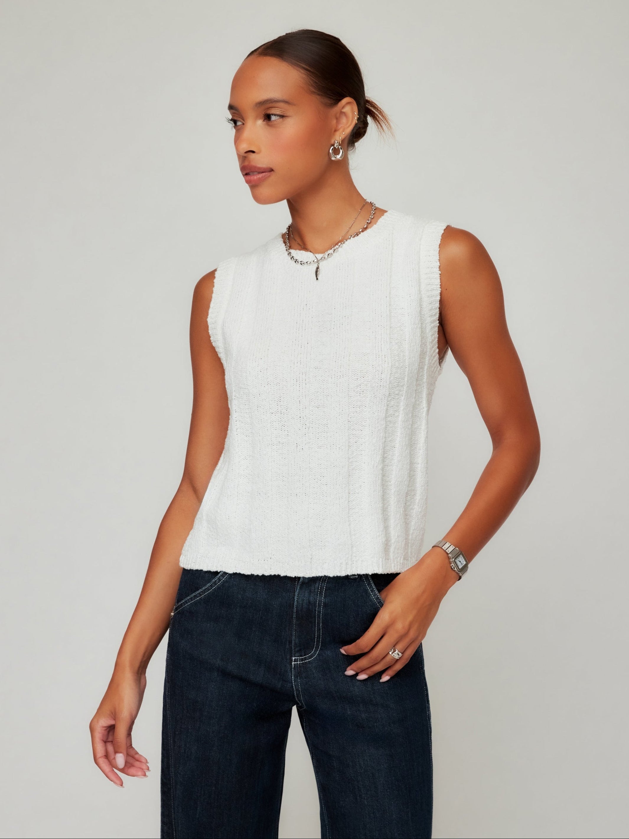 Zaydee Crochet Tank Top | Fifteen Twenty Clothing