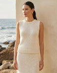 Kimmy Keyhole Sweater Tank