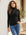 Soft brushed rib long sleeve turtleneck sweater with classic fit and cozy warmth