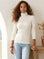 Long Sleeve Turtleneck in soft brushed rib fabric with long sleeves and classic turtleneck design