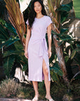 Marisa Side-Knot Midi Dress