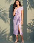 Marisa Side-Knot Midi Dress