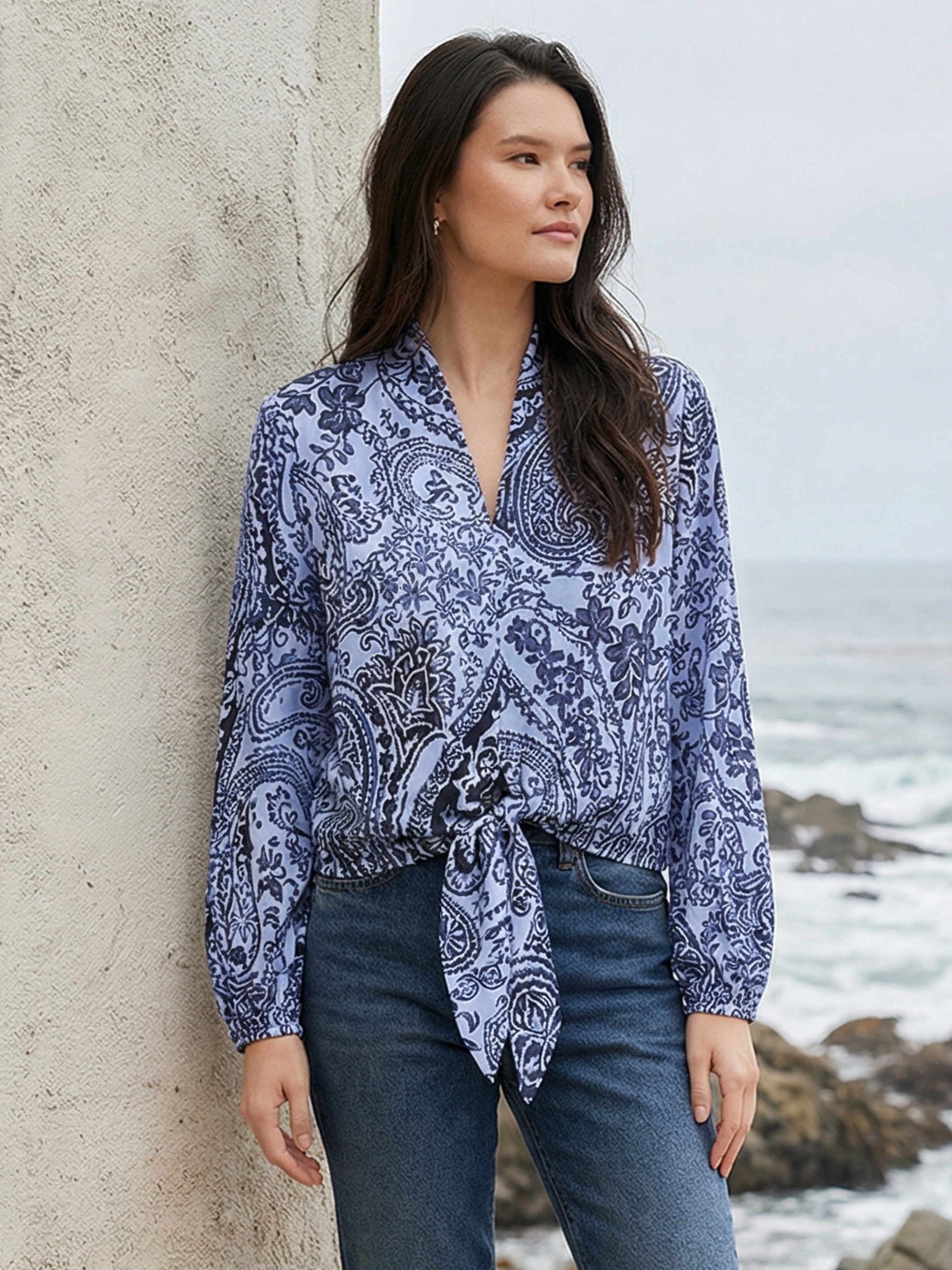 Scarlet Tie-Front Top | Fifteen Twenty Clothing