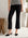 Sigourney Pintuck Pants high rise wide leg cropped with pintuck detail and elastic waist in soft viscose blend