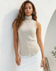 Sleeveless Turtleneck