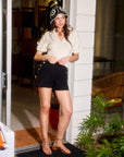 Mel Button Pocket Shorts