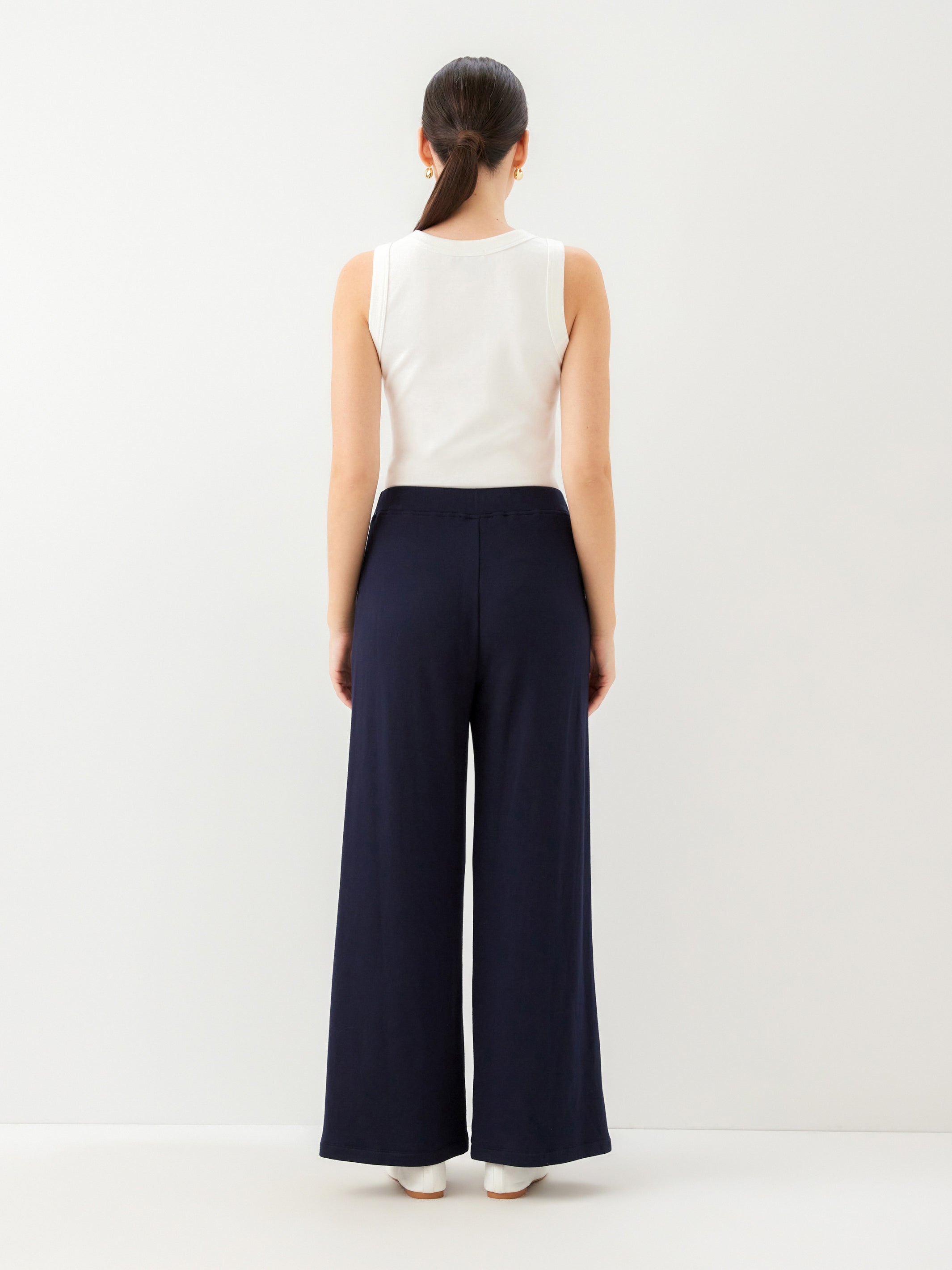 Gabby Front-Slit Sweatpants