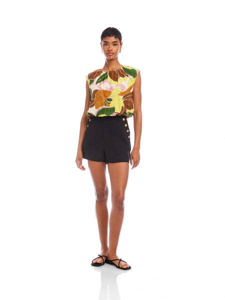 Mel Button Pocket Shorts | Fifteen Twenty Clothing