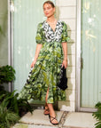 Nicki Tiered Ruffle Hem Dress