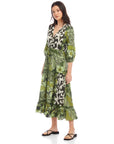 Nicki Tiered Ruffle Hem Dress