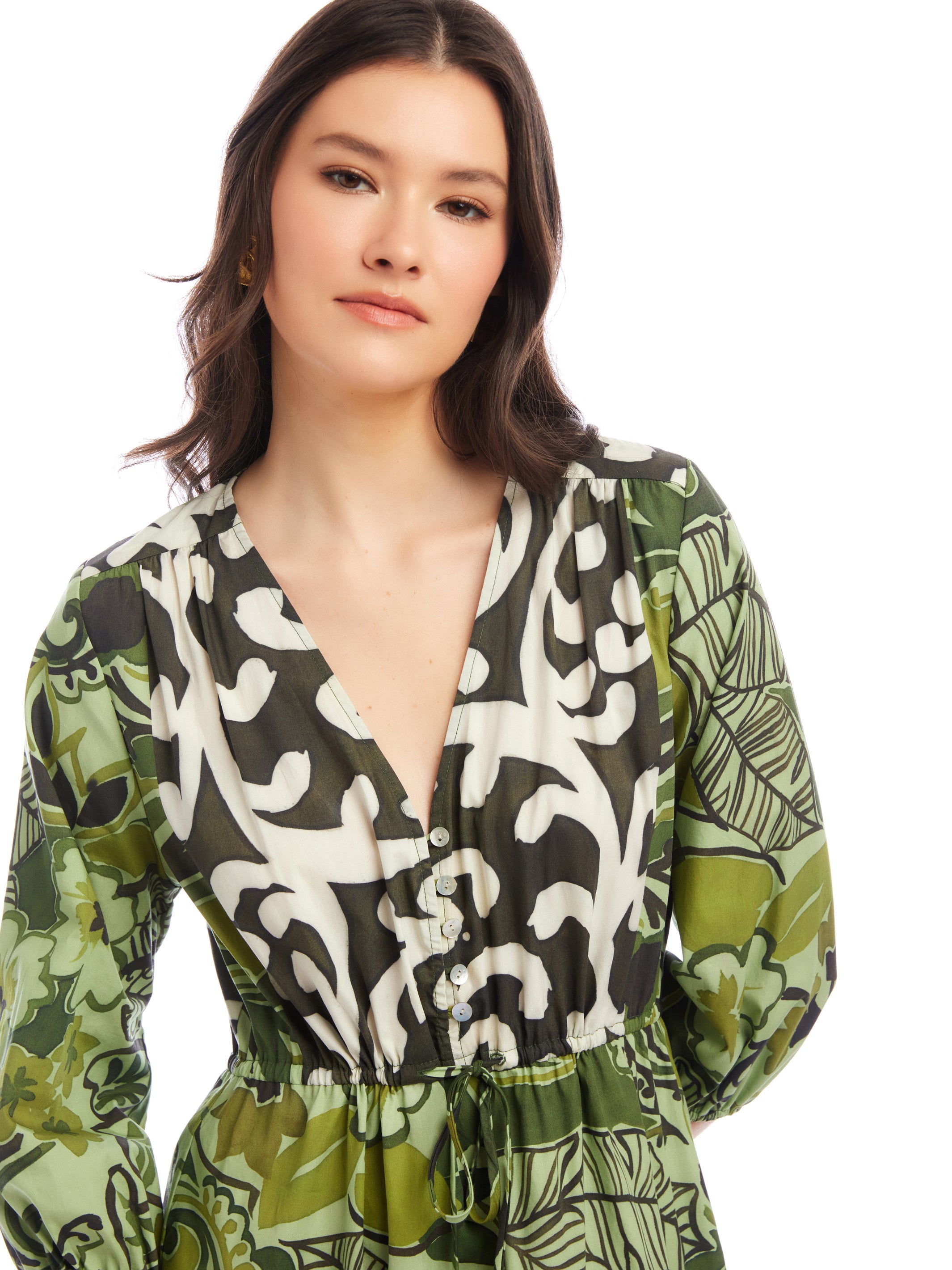 Nicki Tiered Ruffle Hem Dress