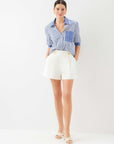 Leighton Ruched Sleeve Shirt