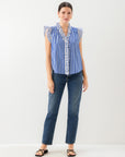 Kelly Ruffle Sleeve Top