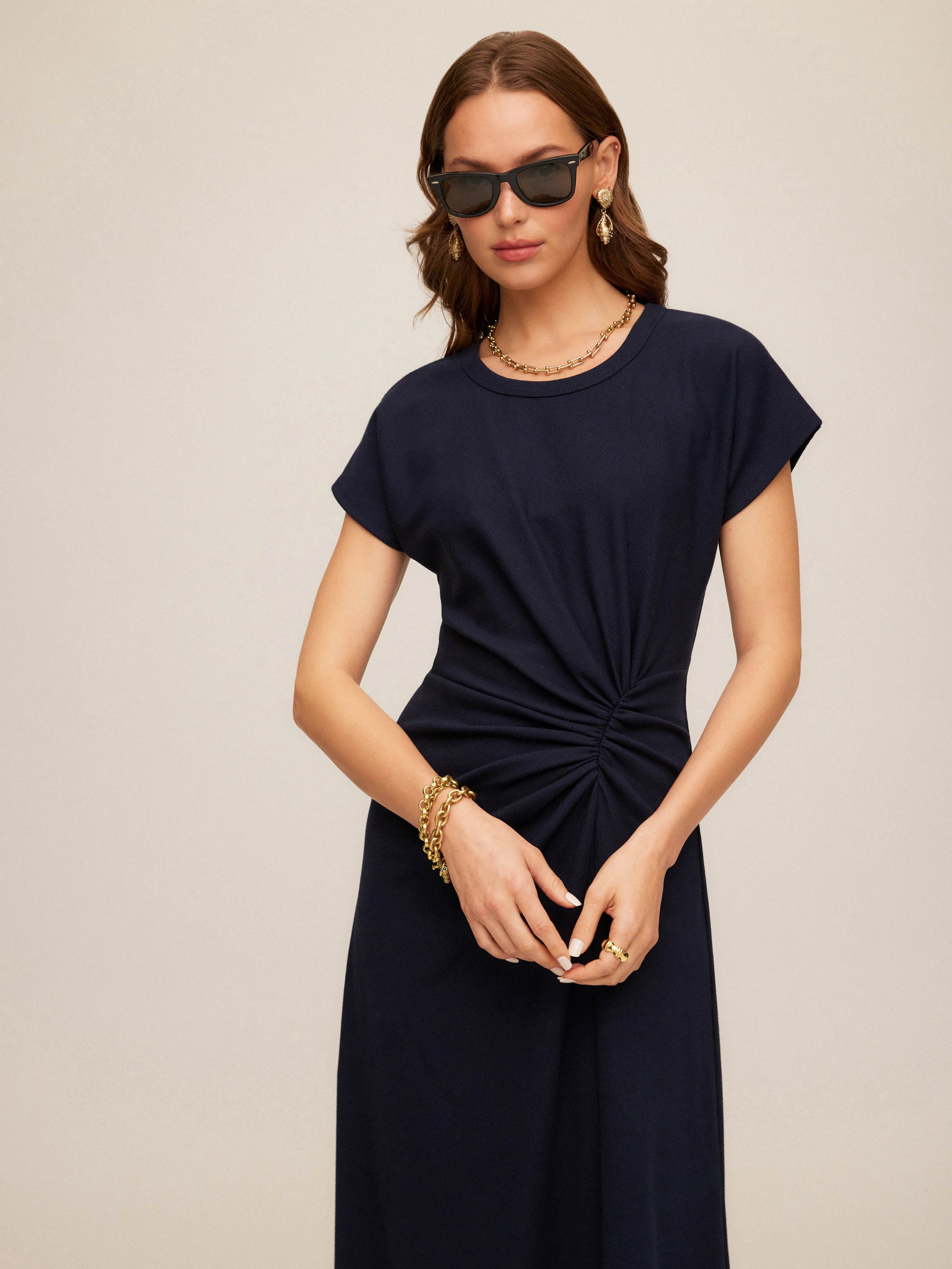 aveline tuck midi dress Bec + Bridge VESTIDO MIDI AVELINE en White