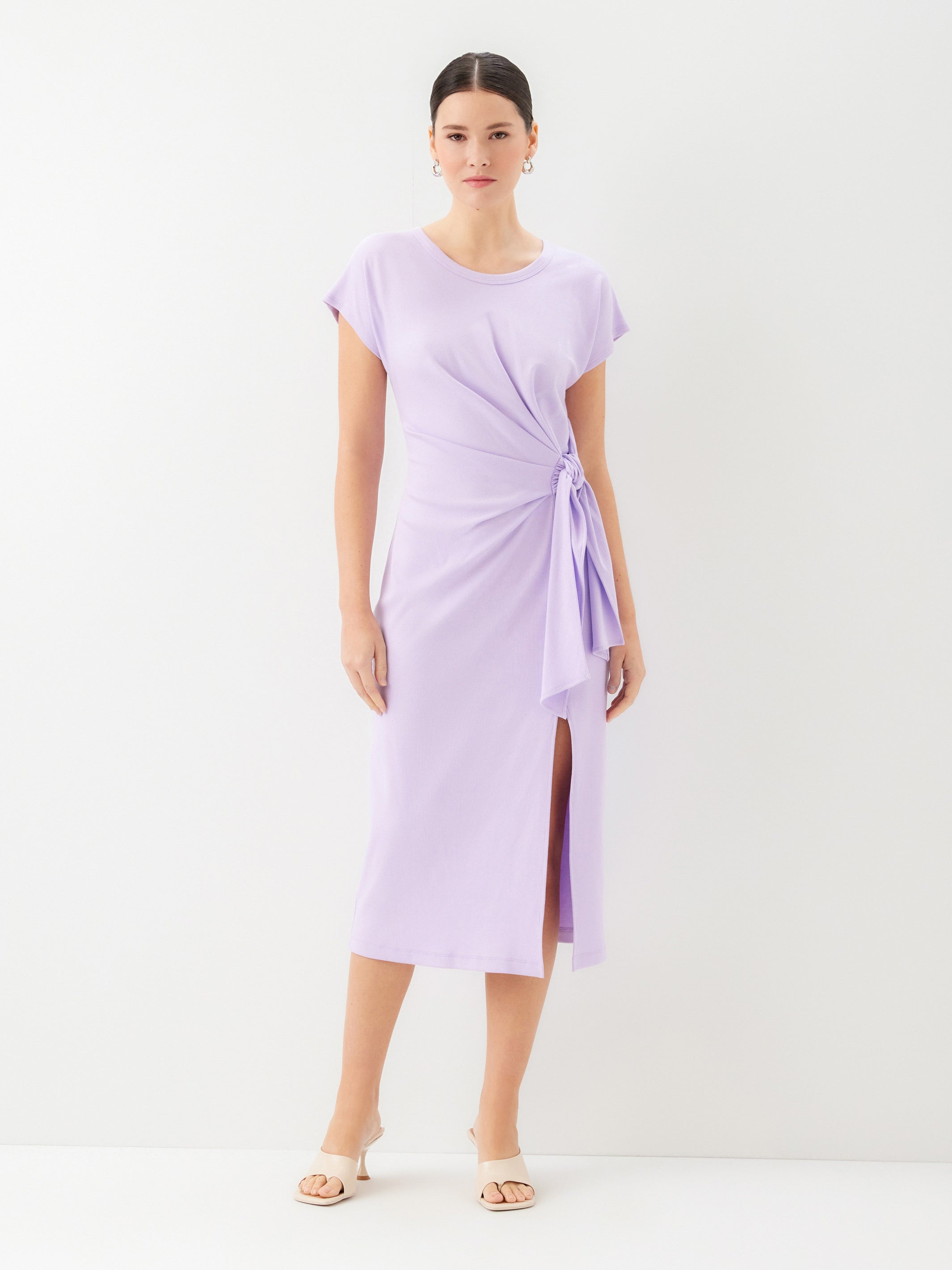 Marisa Side-Knot Midi Dress
