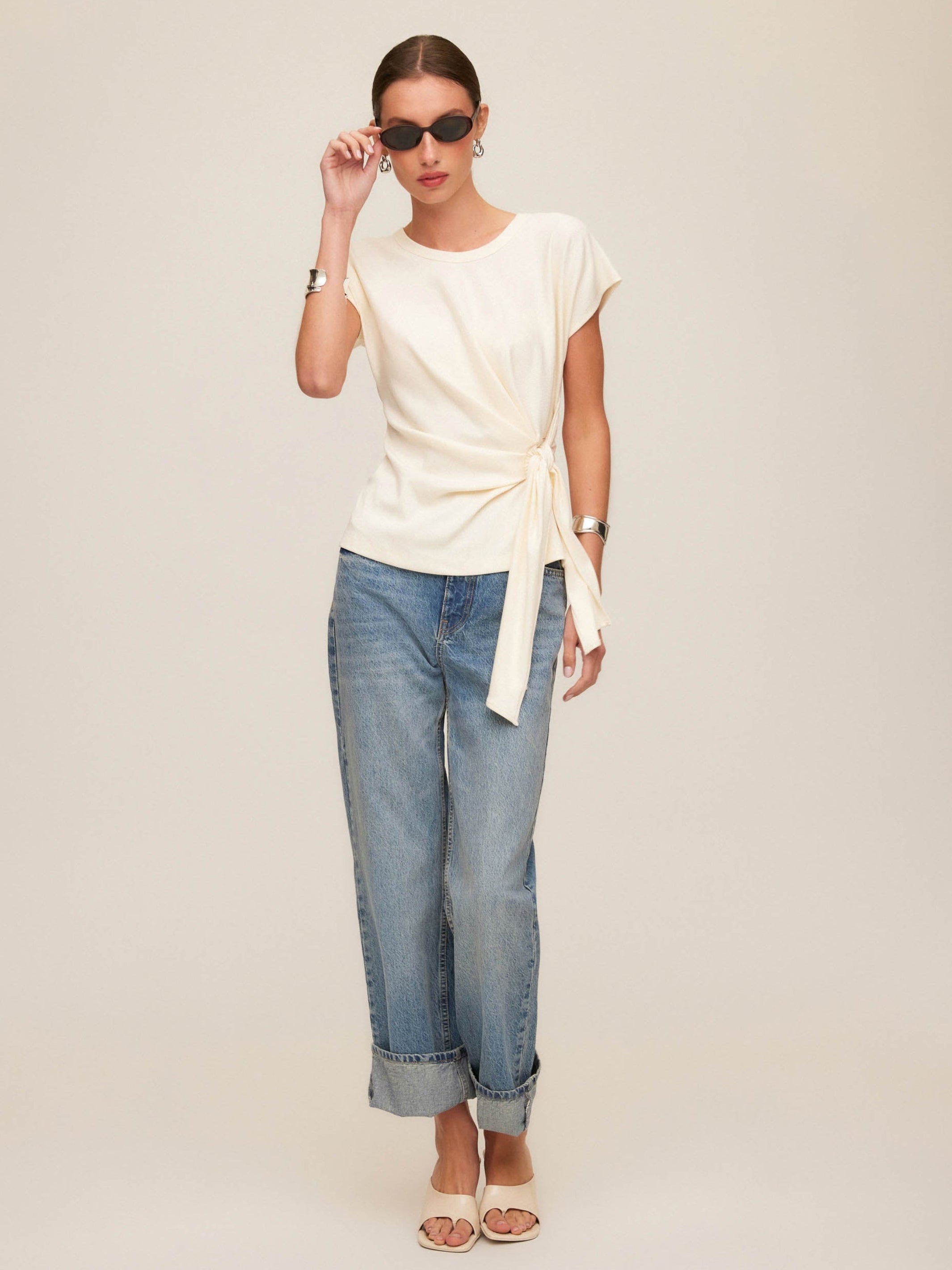 Greta Side-Knot Top