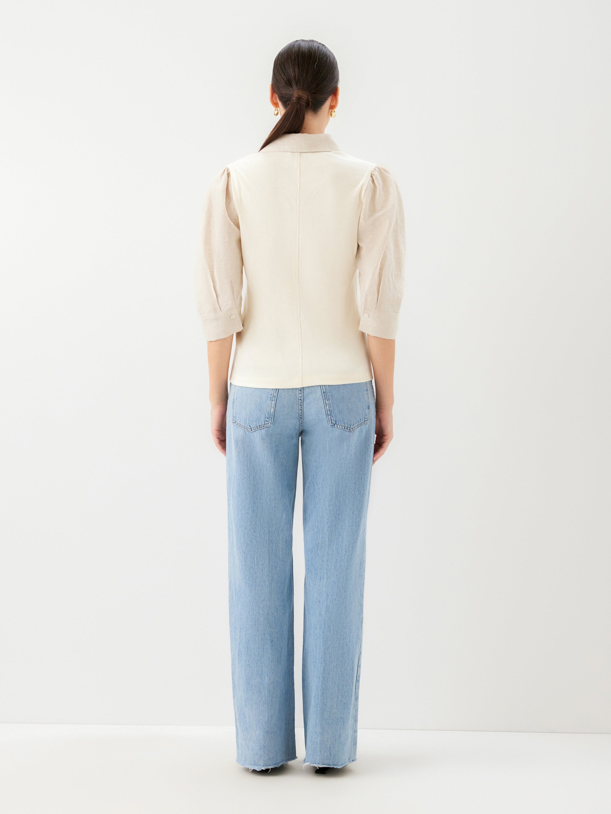 Camden Contrast Henley Top