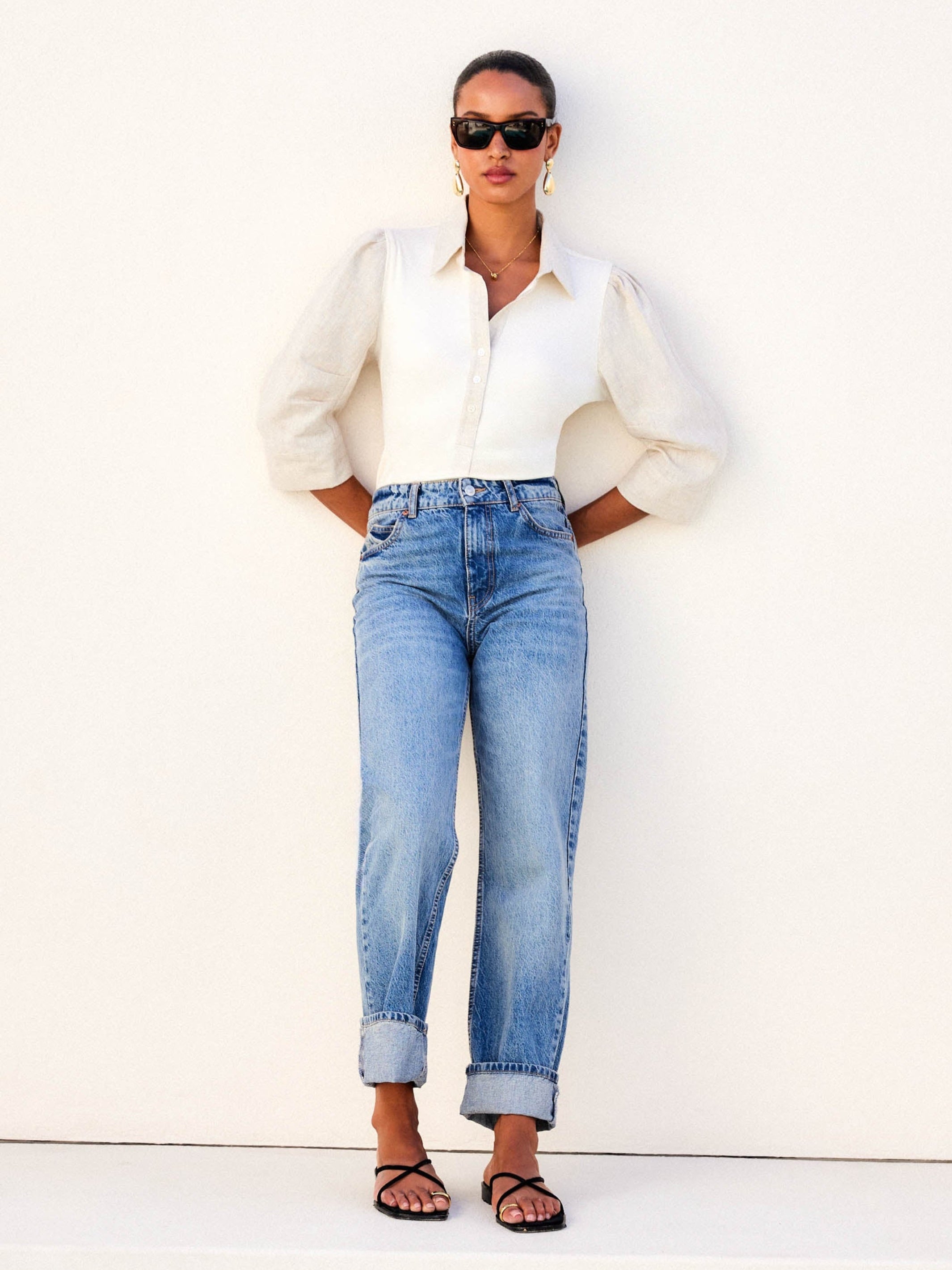 Camden Contrast Henley Top