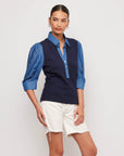 Camden Contrast Henley Top