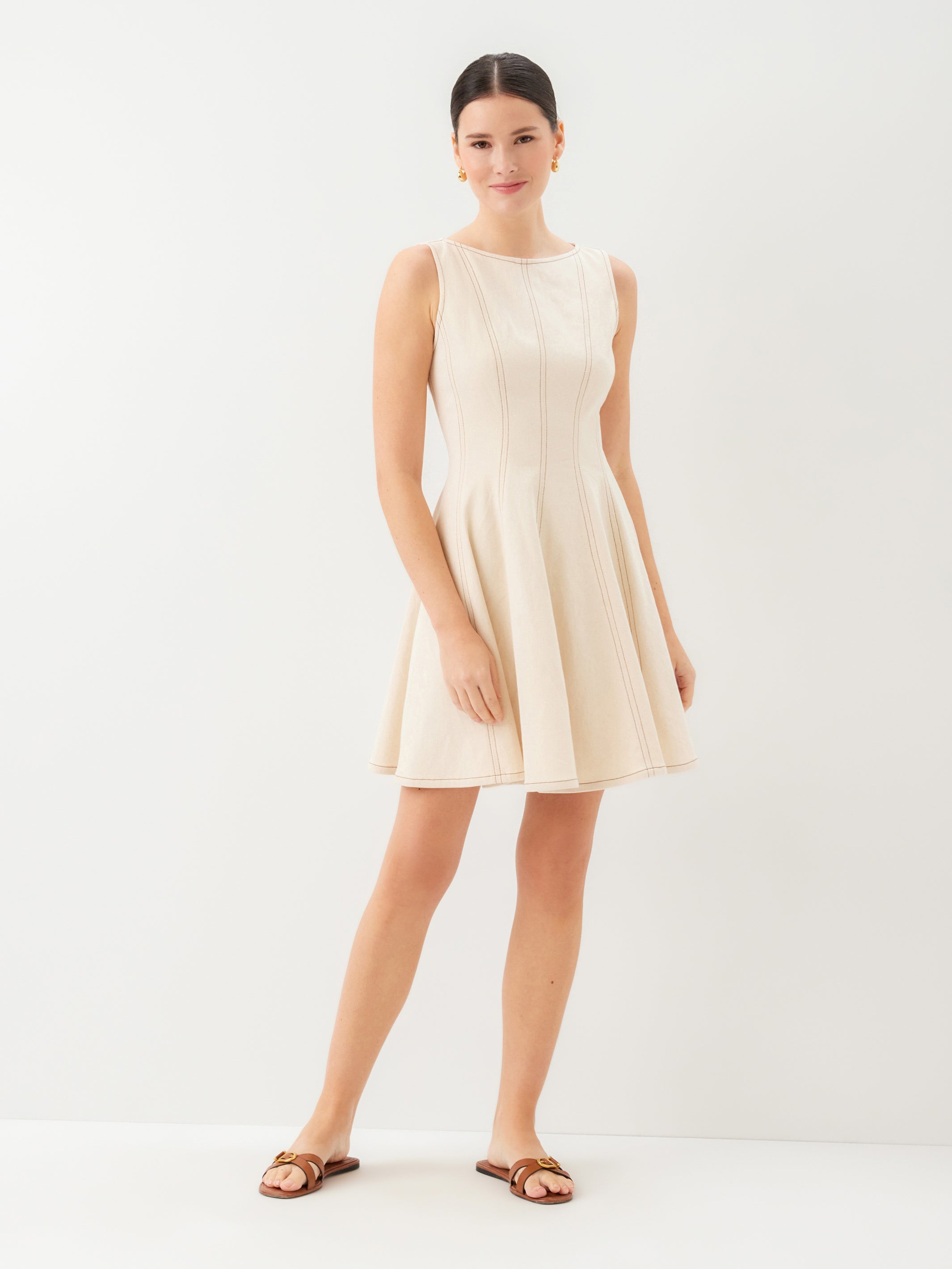 Darla Contrast Stitch Dress