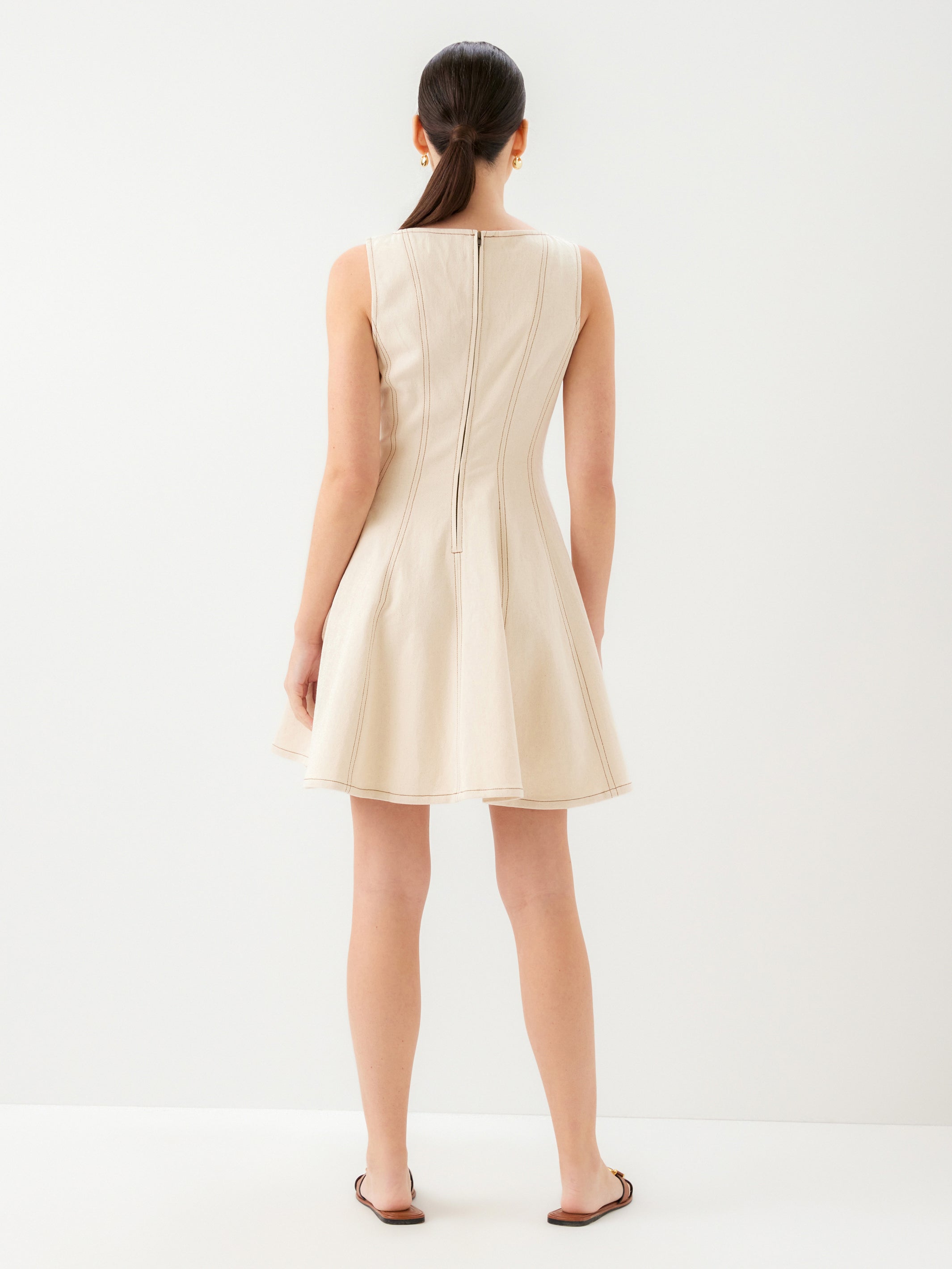 Darla Contrast Stitch Dress