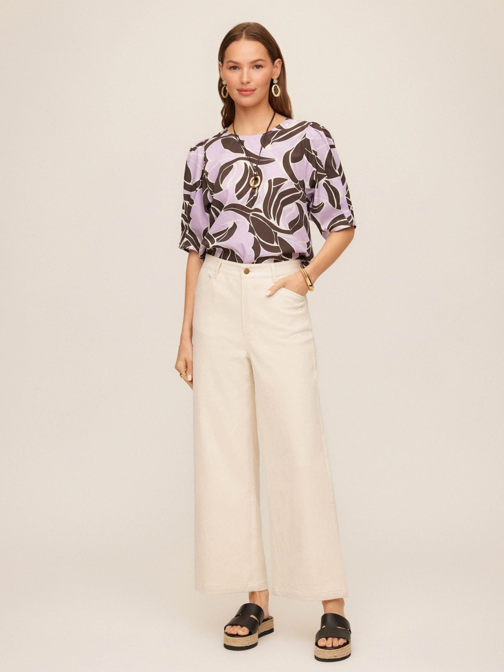 Marian Wide-Leg Jeans
