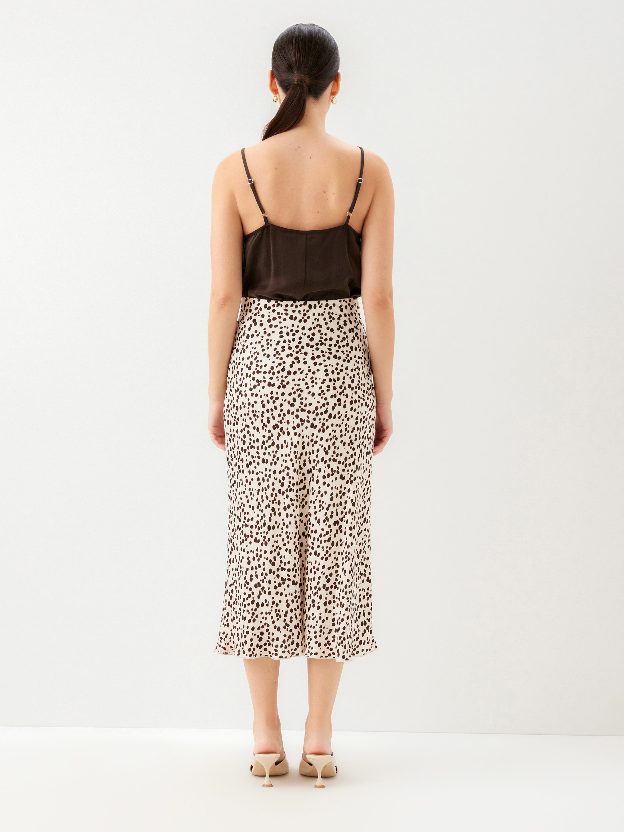 Mia Bias Midi Skirt