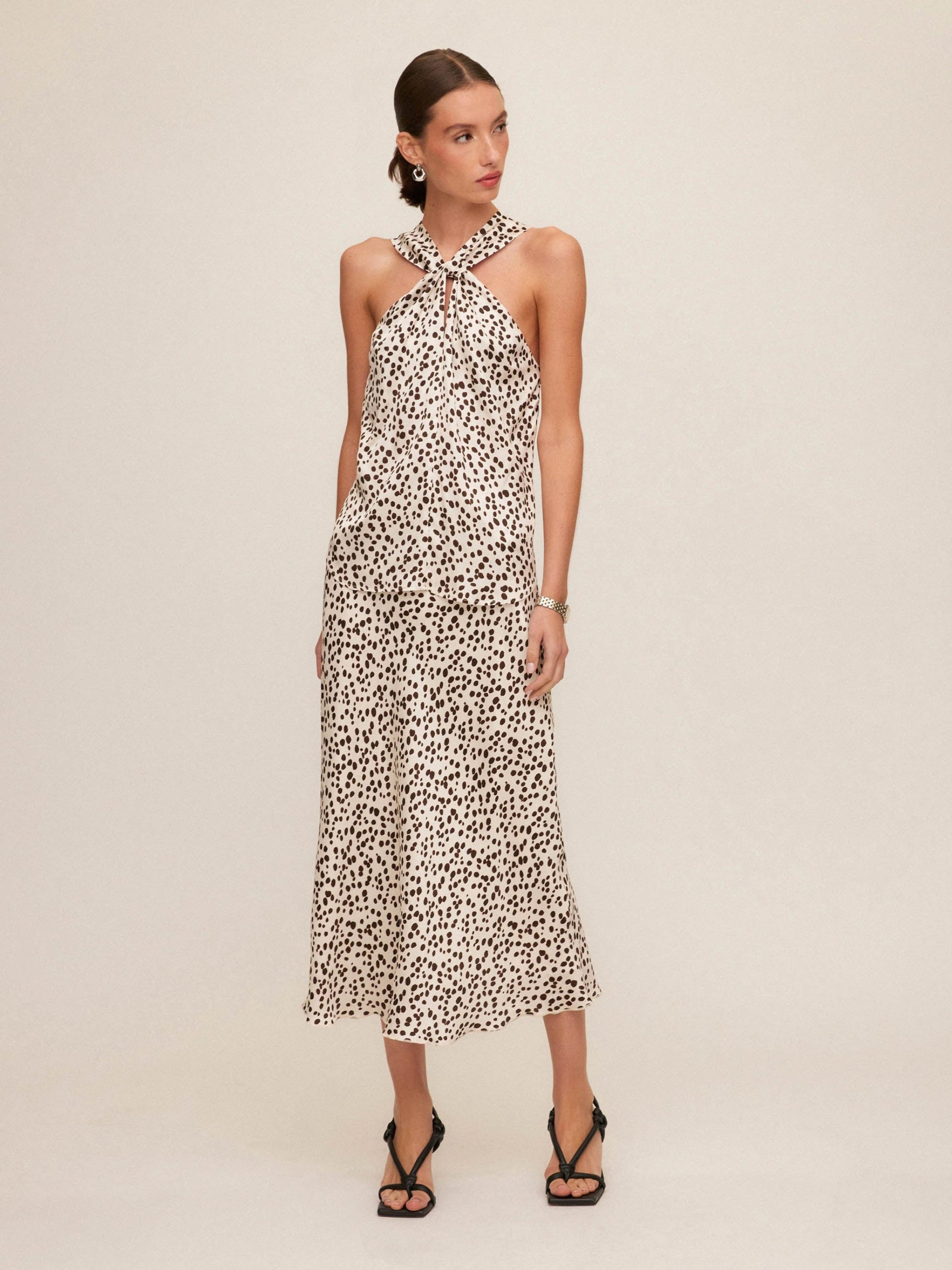 Mia Bias Midi Skirt