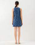 Clarice Side-Button Shift Dress