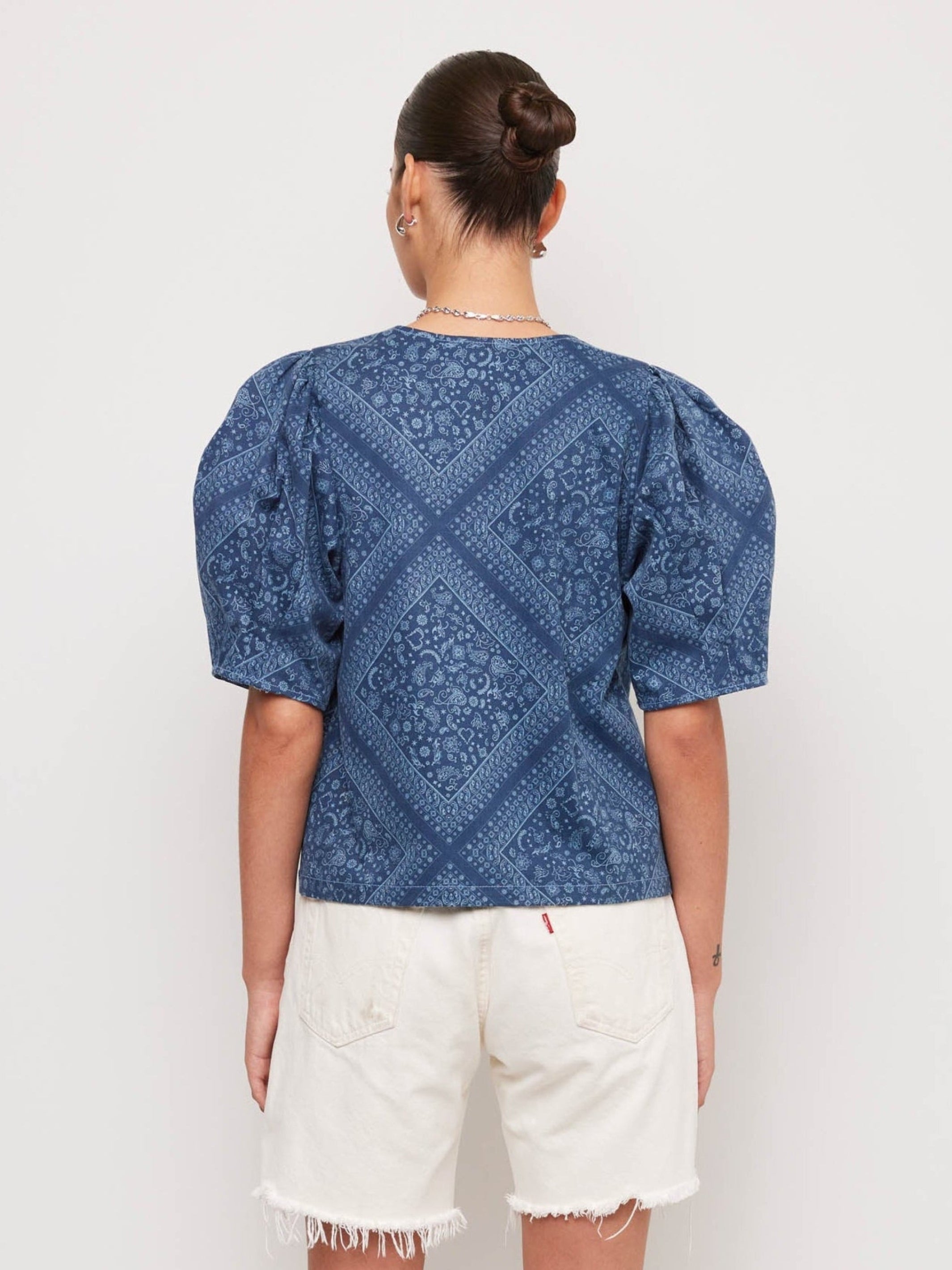 〔新品未使用〕CLANE** 2026ss / PUFF SLEEVE TOPS Puff Sleeve Blouse | Fifteen Twenty Clothing