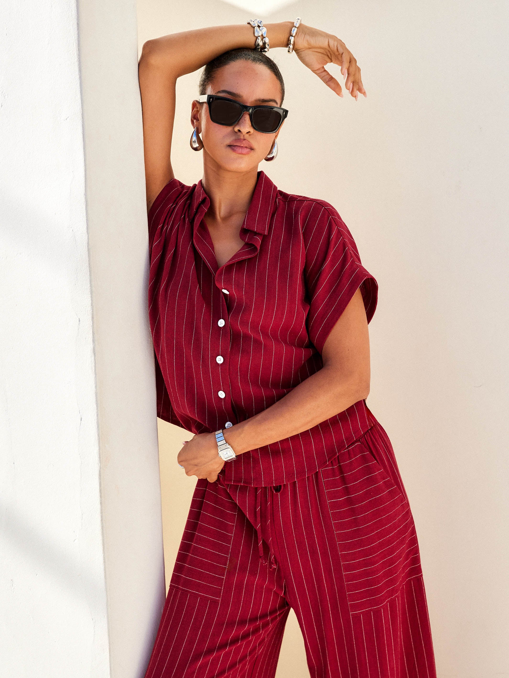 Collette Button-Up Top