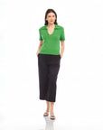 Evie Knit Polo Top