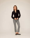 Bianca Collared Shirred Top
