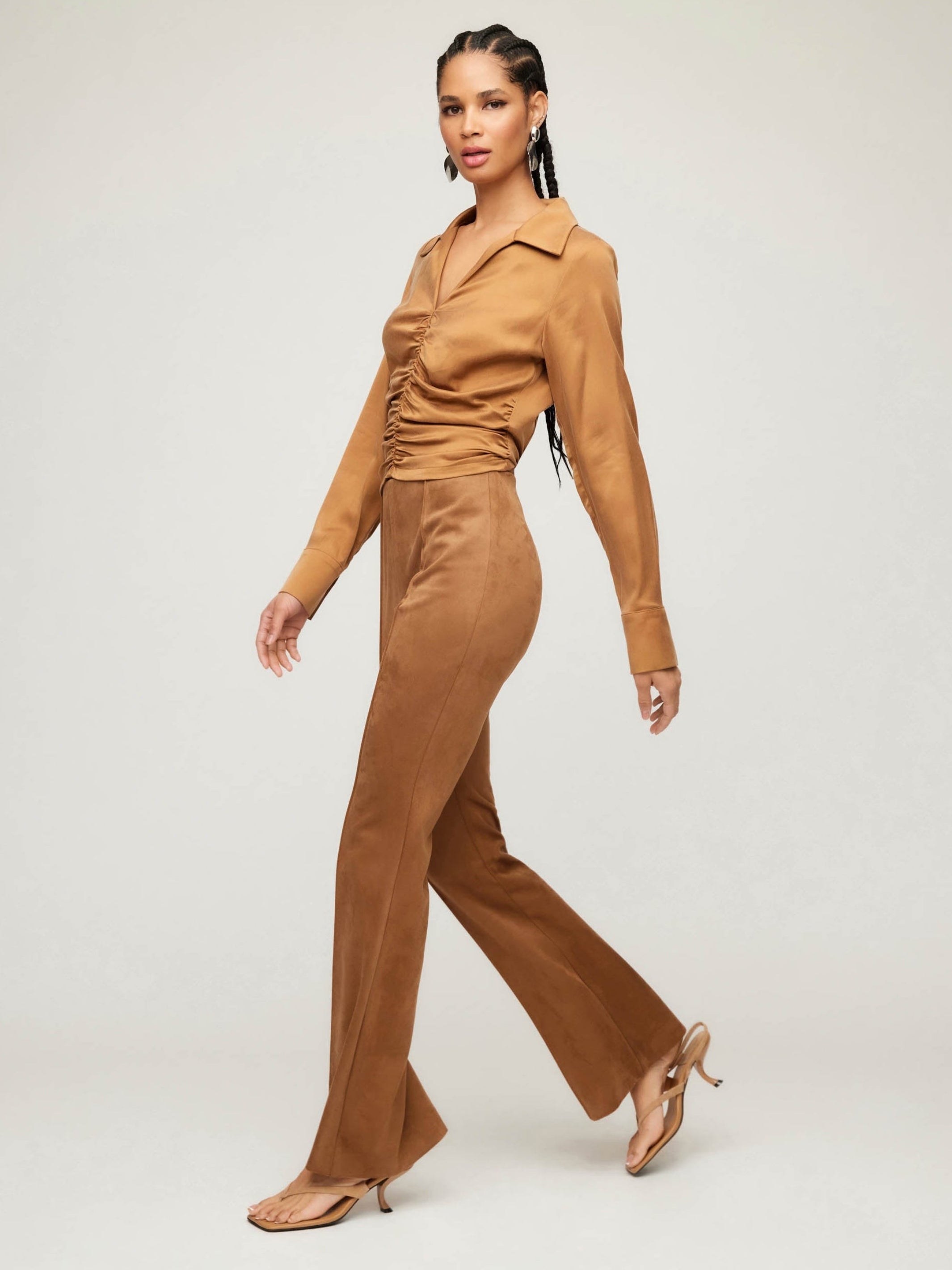 (アジュ)メゾンドドルチェ　レディヨークトップス Arabella Shirred Top | Fifteen Twenty Clothing
