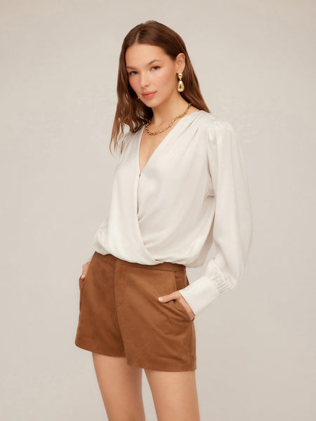 Ines Drape Front Top | Fifteen Twenty Clothing