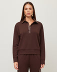 Rachel Contrast Collar Top